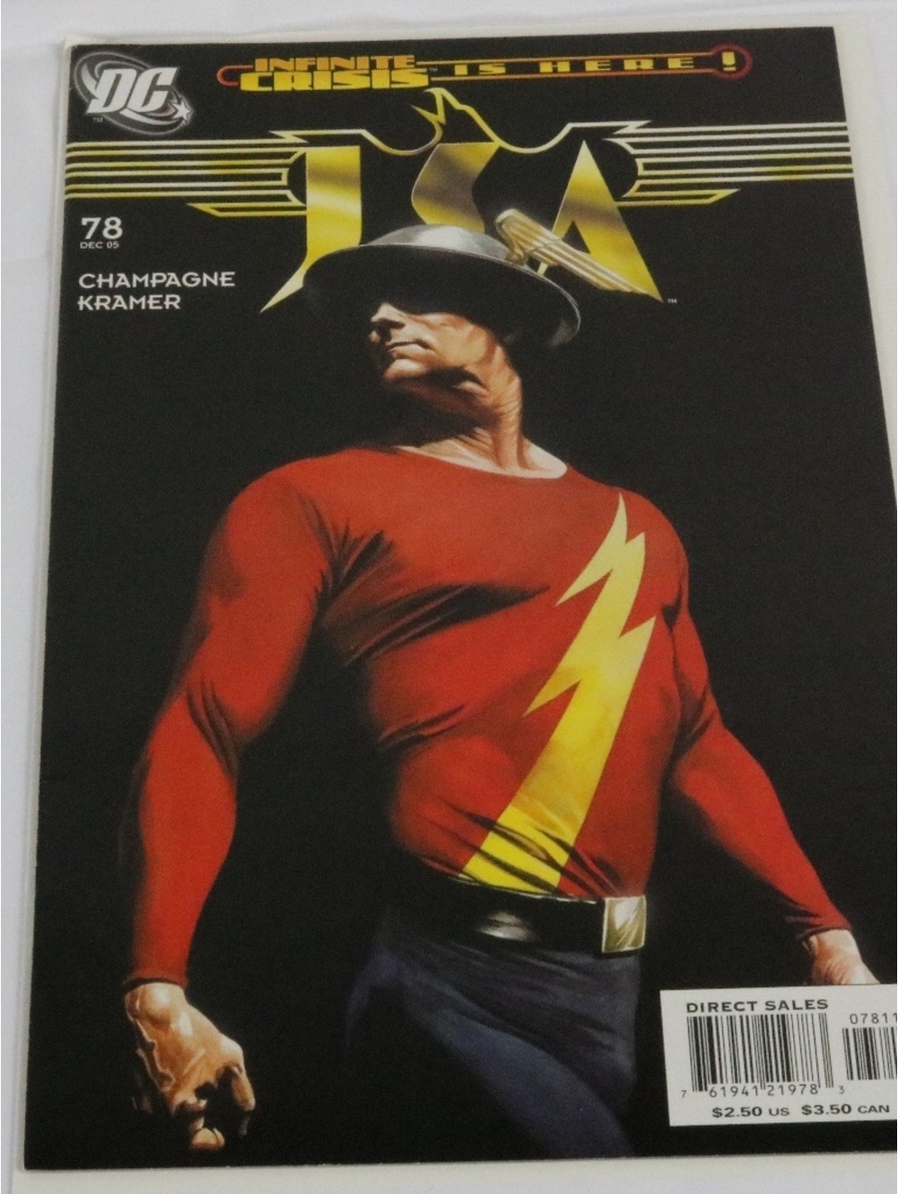 JSA #78 (DC, Dec 2005) - Infinite Crisis Tie-In - Jay Garrick Flash Cover